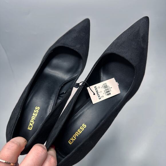 Express Classic Black Heels - Picture 7 of 12
